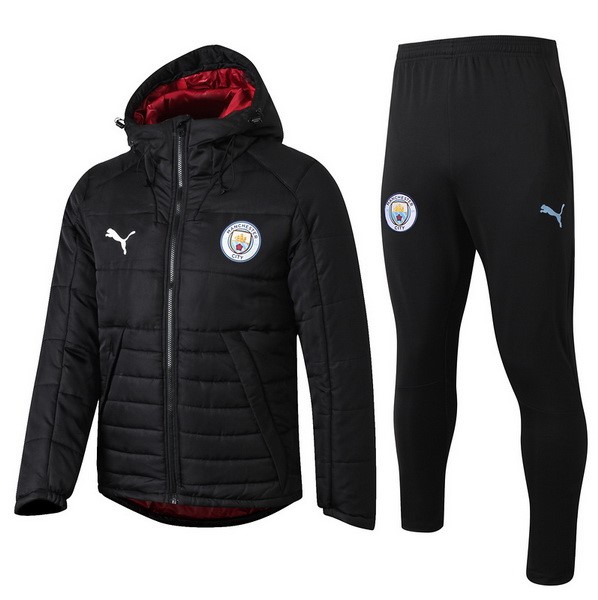 Chaqueta Abajo Manchester City Conjunto Completo 2019-20 Negro